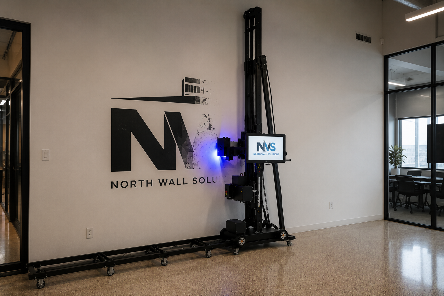 Corporate logo printing for offices and reception areas